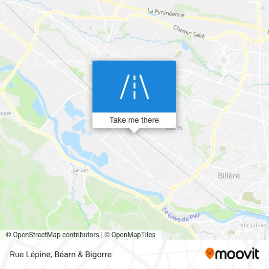 Rue Lépine map