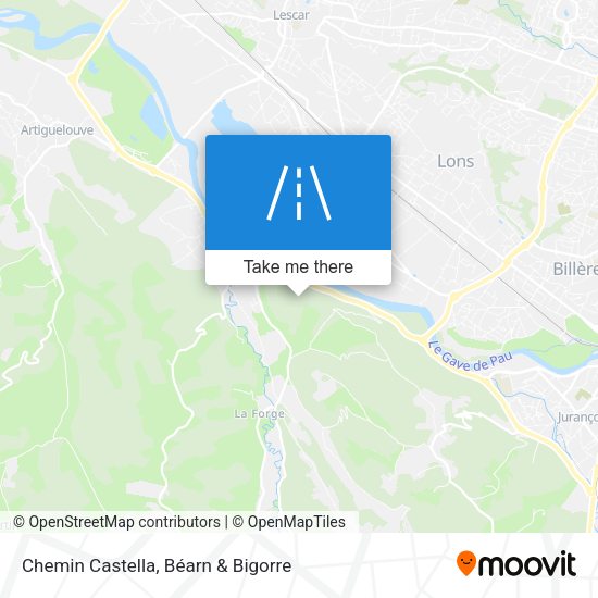 Chemin Castella map