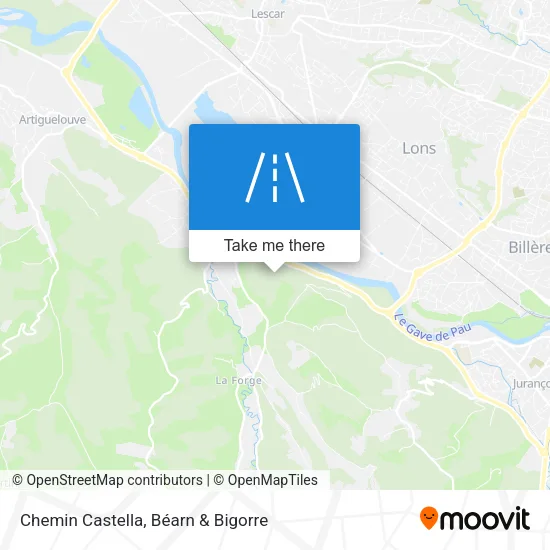 Chemin Castella map