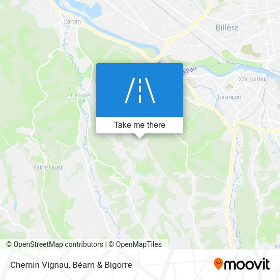 Chemin Vignau map