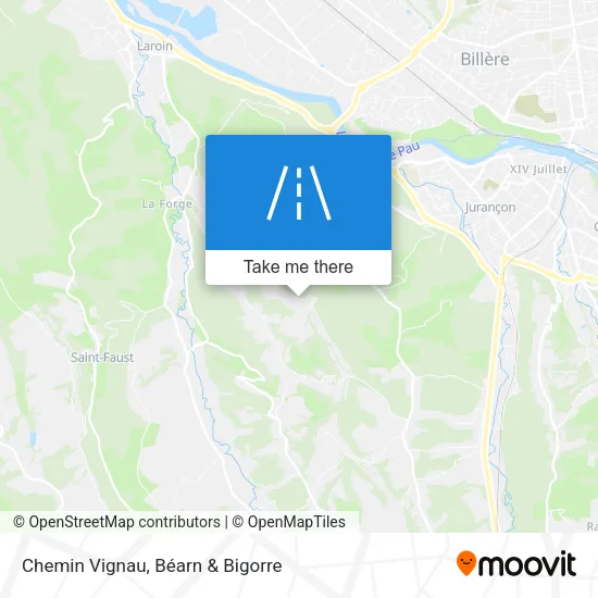 Chemin Vignau map