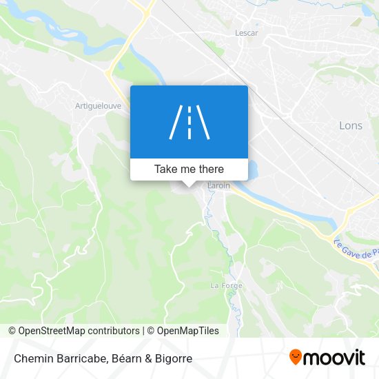 Chemin Barricabe map