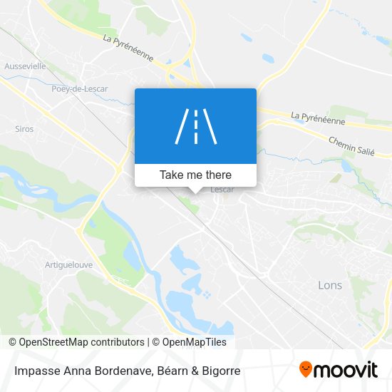 Impasse Anna Bordenave map