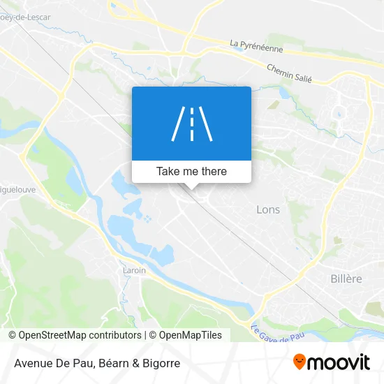 Avenue De Pau map