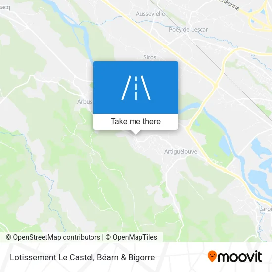 Lotissement Le Castel map