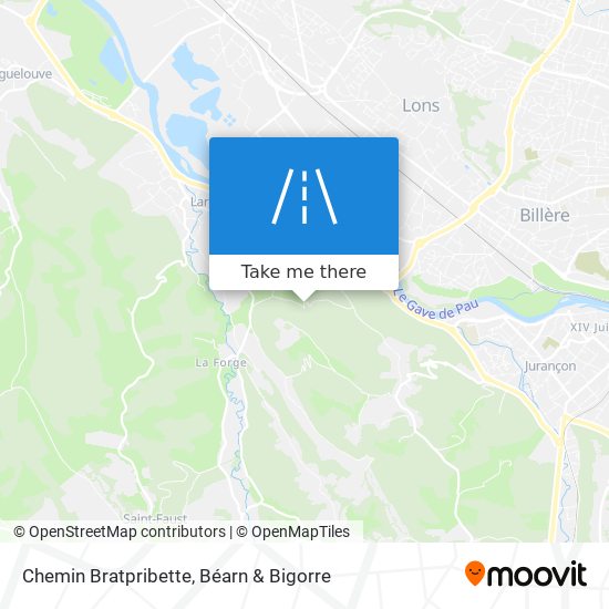 Chemin Bratpribette map
