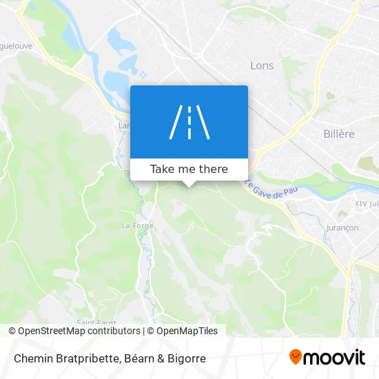 Chemin Bratpribette map