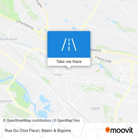 Rue Du Clos Fleuri map