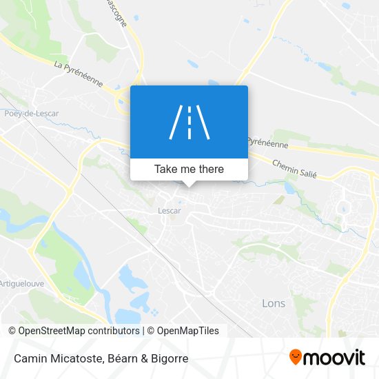 Camin Micatoste map