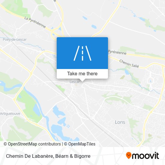 Chemin De Labanère map