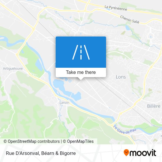 Rue D'Arsonval map