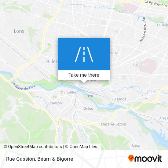 Rue Gassion map