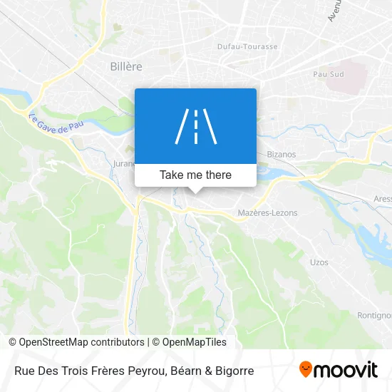 Rue Des Trois Frères Peyrou map