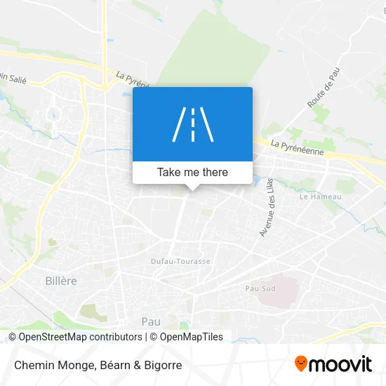 Chemin Monge map