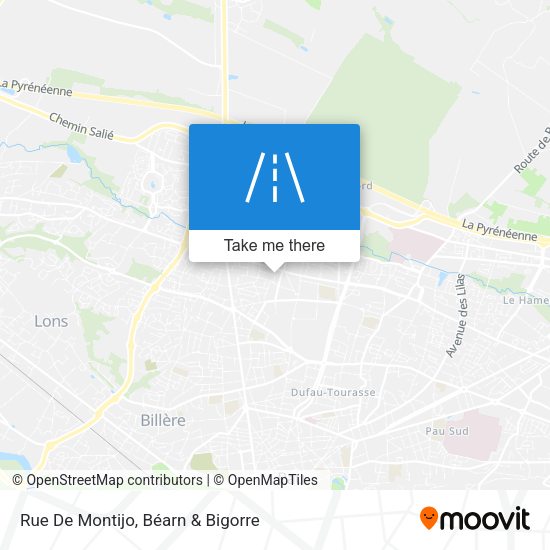 Rue De Montijo map