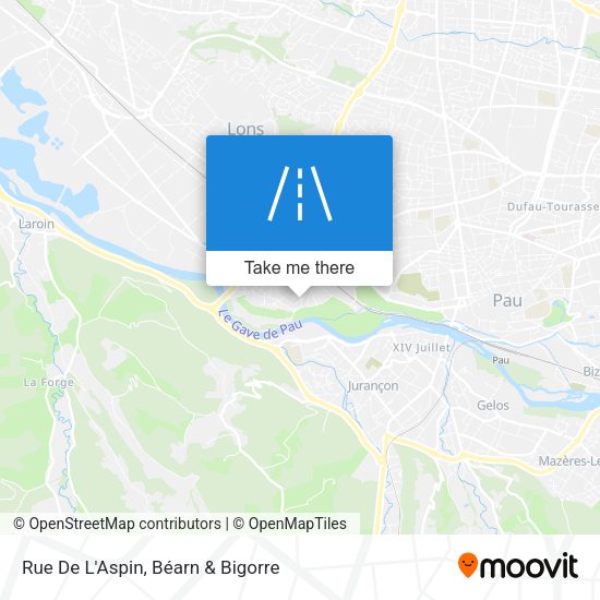 Rue De L'Aspin map