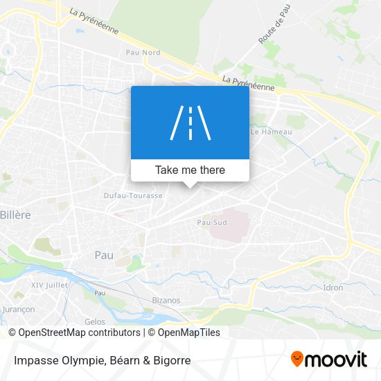 Impasse Olympie map