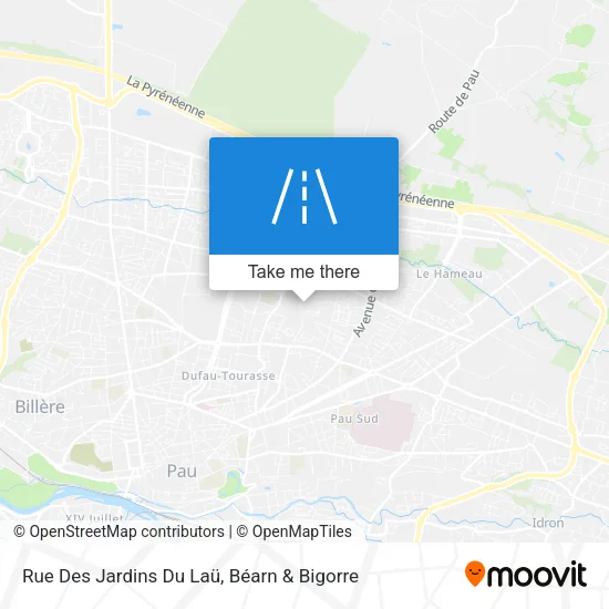 Rue Des Jardins Du Laü map