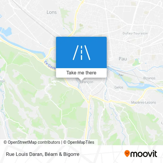 Rue Louis Daran map