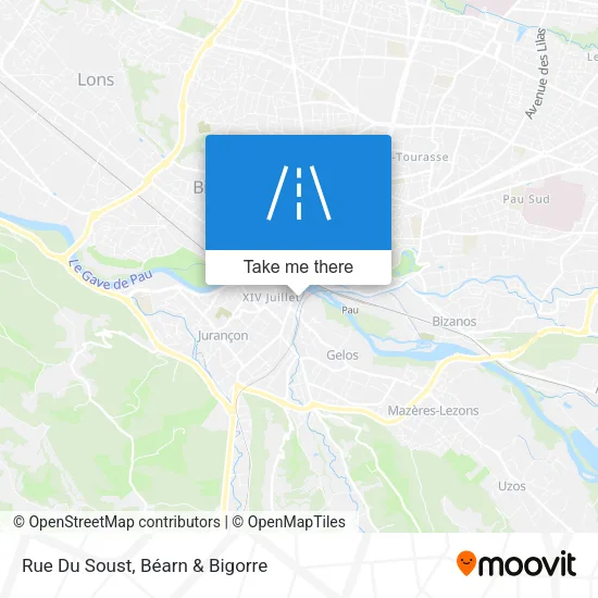 Rue Du Soust map
