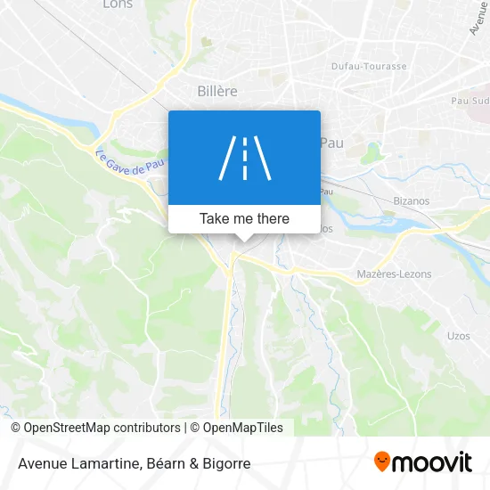 Avenue Lamartine map