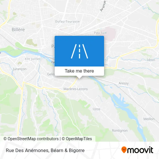 Rue Des Anémones map