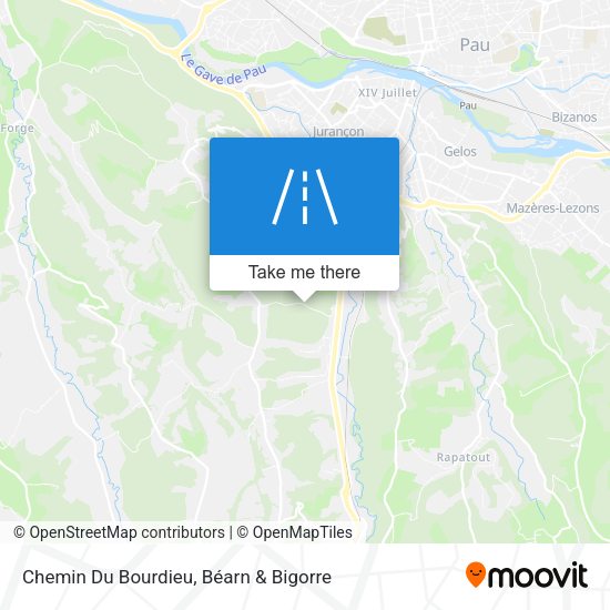Chemin Du Bourdieu map