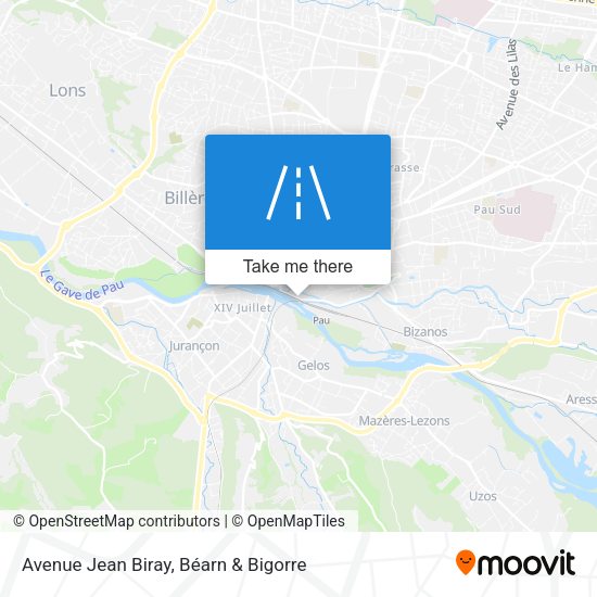 Avenue Jean Biray map