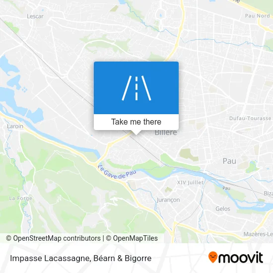 Impasse Lacassagne map