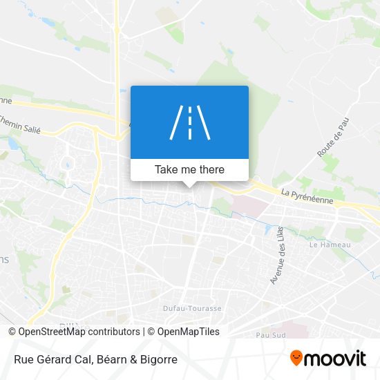 Rue Gérard Cal map