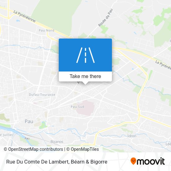 Rue Du Comte De Lambert map