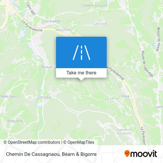 Chemin De Cassagnaou map