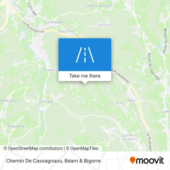 Chemin De Cassagnaou map