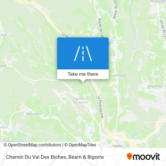 Chemin Du Val Des Biches map