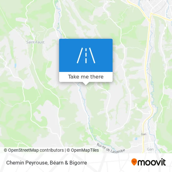 Chemin Peyrouse map