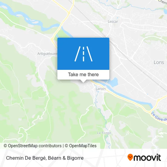 Chemin De Bergé map