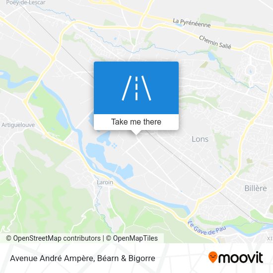 Avenue André Ampère map
