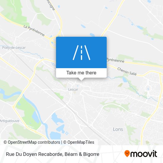 Rue Du Doyen Recaborde map