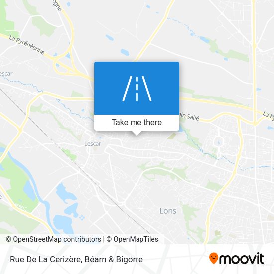 Rue De La Cerizère map
