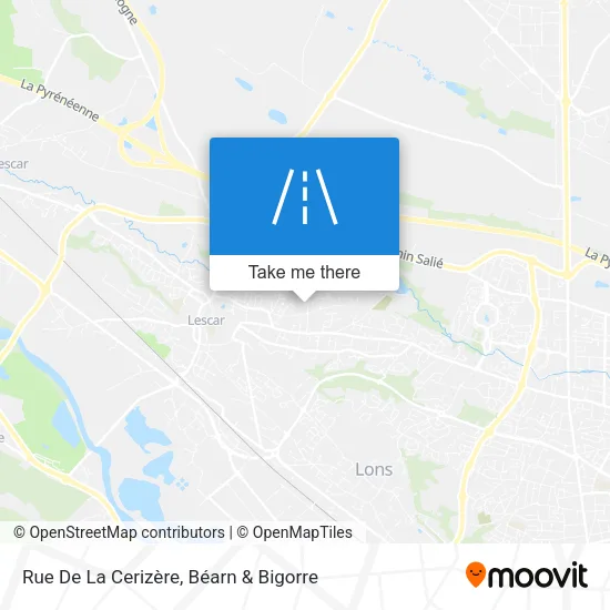 Rue De La Cerizère map