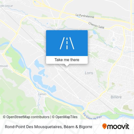 Rond-Point Des Mousquetaires map