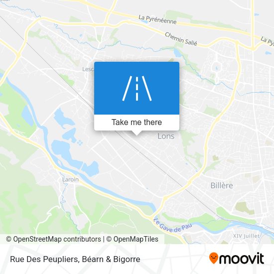 Rue Des Peupliers map