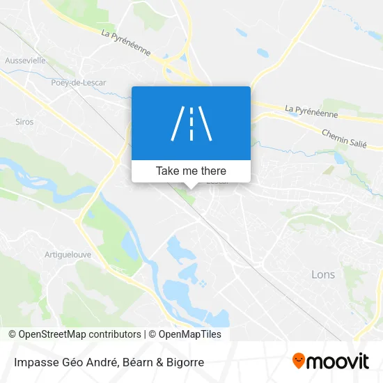 Impasse Géo André map