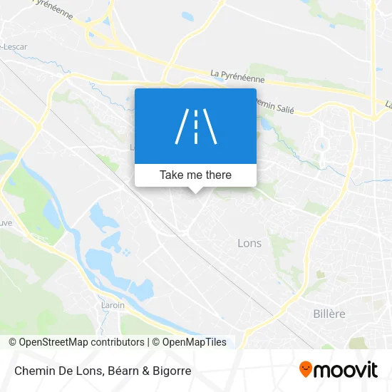 Chemin De Lons map