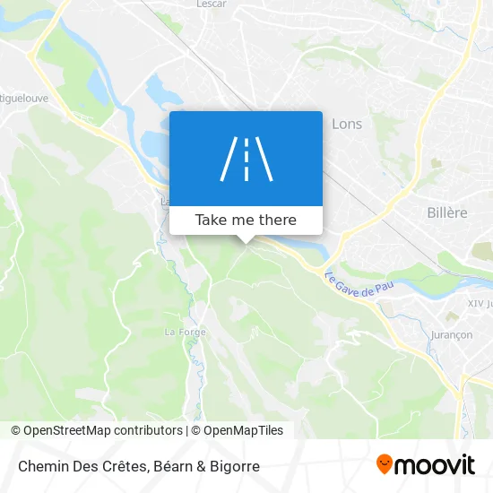 Chemin Des Crêtes map
