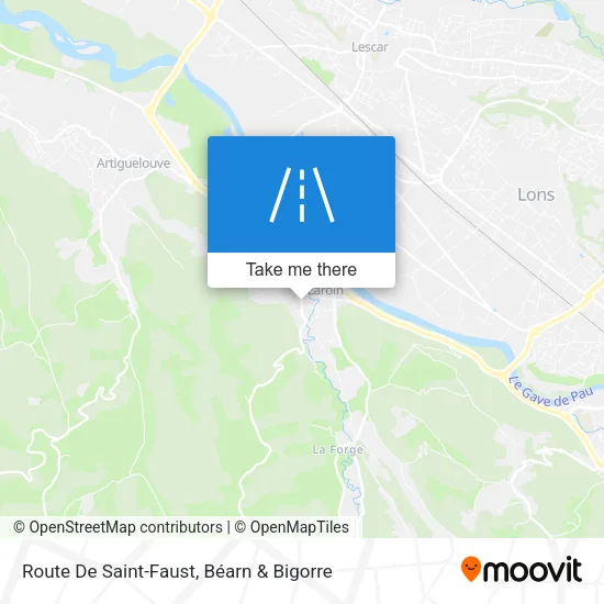 Route De Saint-Faust map
