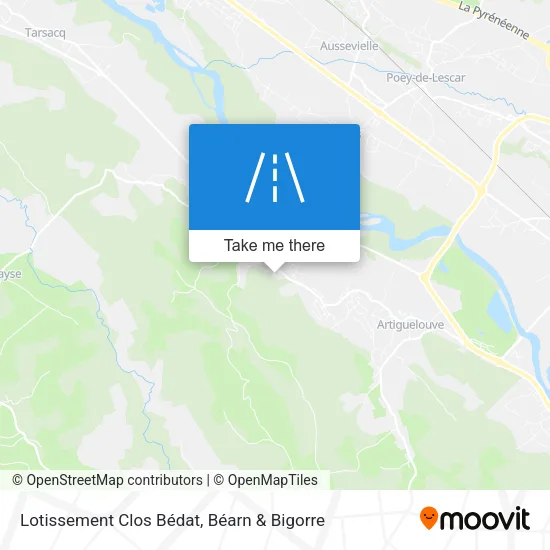Lotissement Clos Bédat map