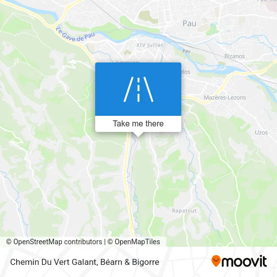 Chemin Du Vert Galant map