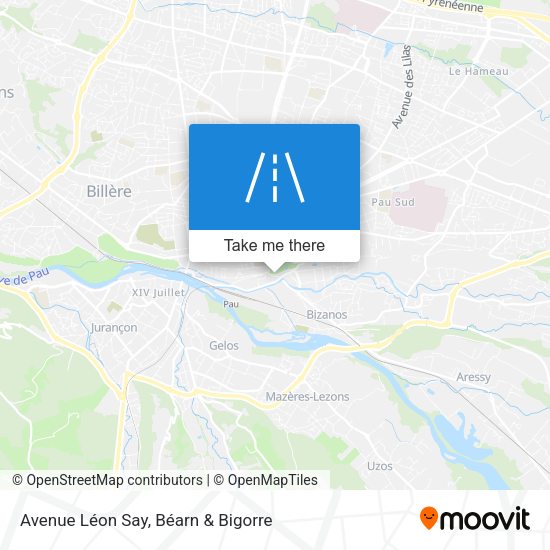 Avenue Léon Say map