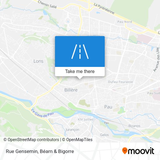 Rue Gensemin map